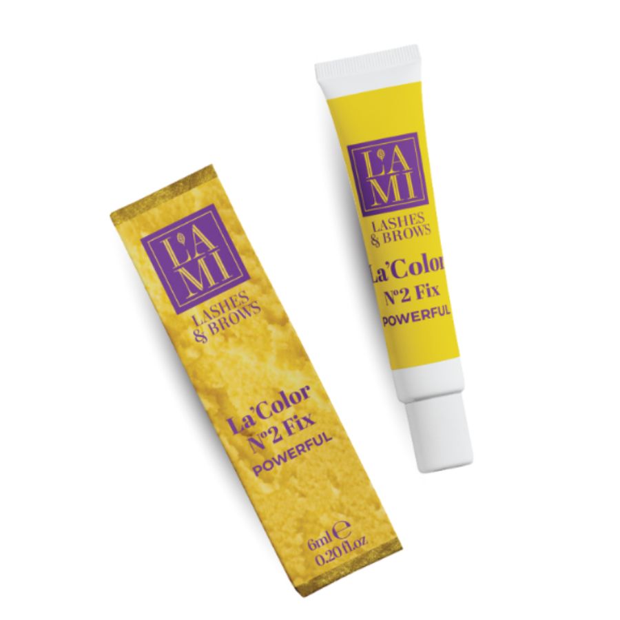 LAMI LASHES® La'Color POWERFUL Lotion für Wimpernlifting - Nr. 2 Fix 6ml Tube