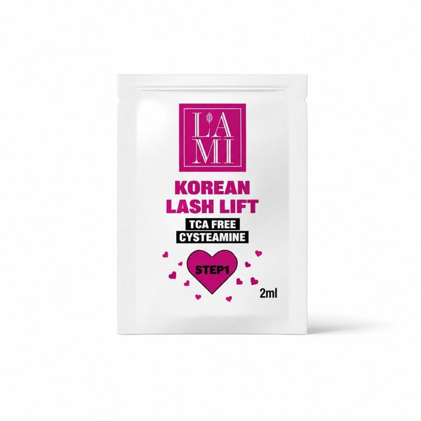 Lami Korean Lash Lift Step 1 - Cysteamin Lotion Sachets 3 x 2ml