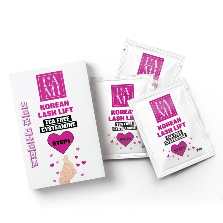 Lami Korean Lash Lift Step 1 - Cysteamin Lotion Sachets 3 x 2ml