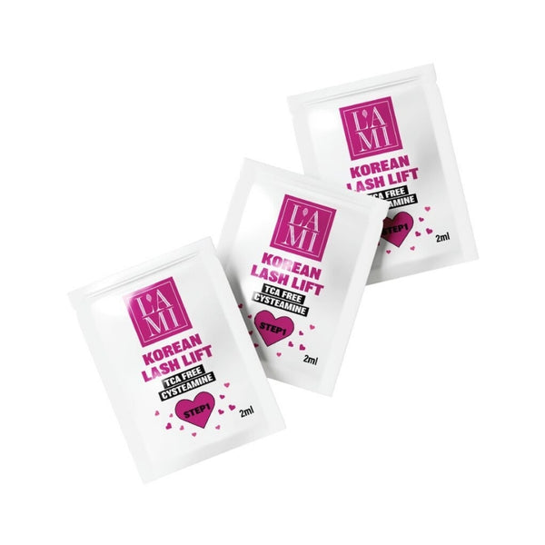 Lami Korean Lash Lift Step 1 - Cysteamin Lotion Sachets 3 x 2ml