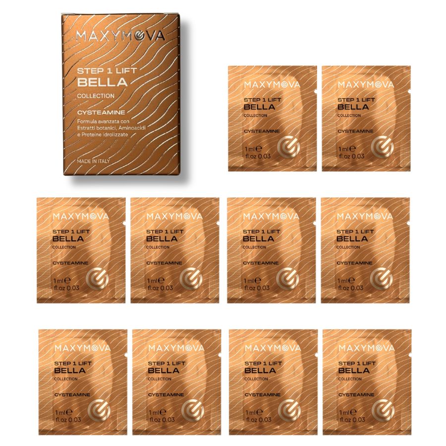 BELLA STEP 1 LIFT - Cysteamine Lash Lifting Lotion - MAXYMOVA Sachets 10 x 1ml