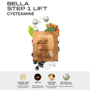 BELLA STEP 1 LIFT - Cysteamine Lash Lifting Lotion - MAXYMOVA Sachets 10 x 1ml