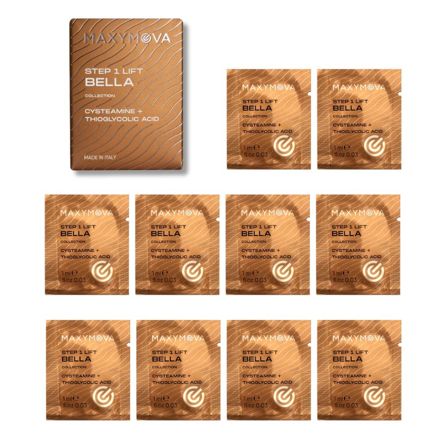 BELLA STEP 1 LIFT - Cysteamine & TGA Lash Lifting Lotion - MAXYMOVA Sachets 10 x 1ml