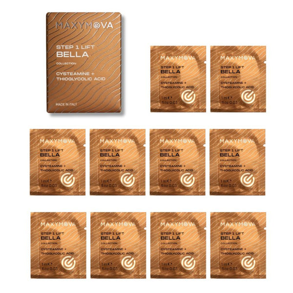 BELLA STEP 1 LIFT - Cysteamine & TGA Lash Lifting Lotion - MAXYMOVA Sachets 10 x 1ml