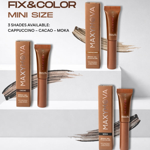 Augenbrauen Styling Gel FIX&COLOR Mini - MAXYMOVA