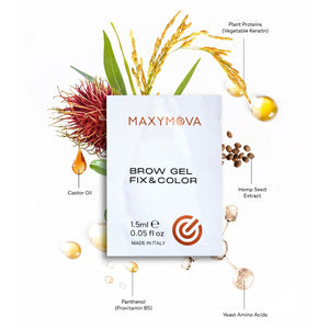 Augenbrauen Styling Gel FIX&COLOR Mini - MAXYMOVA