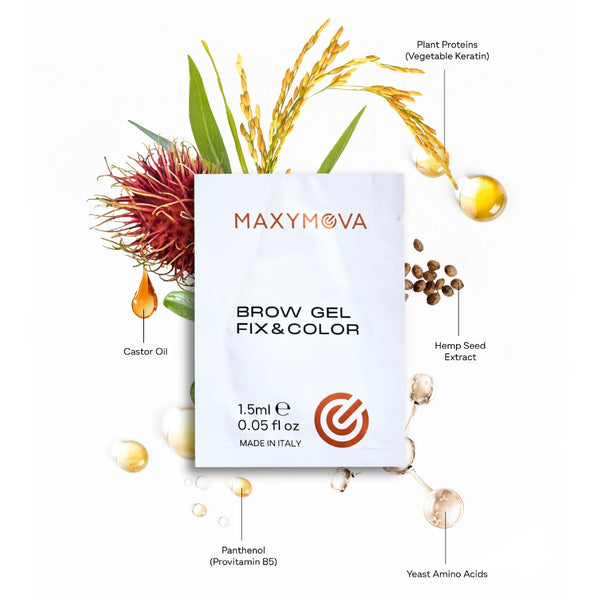 Augenbrauen Styling Gel FIX&COLOR Mini - MAXYMOVA