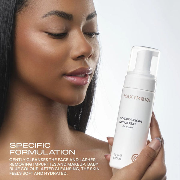 Augenbrauen Wimpern Mousse Shampoo von MAXYMOVA® "HYDRATING"