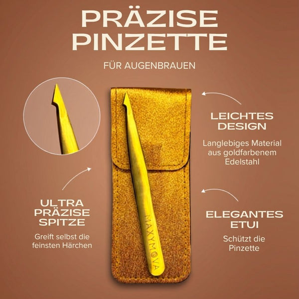 Schräge Pinzette für Augenbrauen - MAXYMOVA