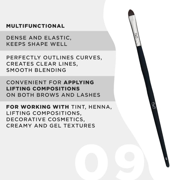 Pinsel 09 Black Edt. - OkO Lash&Brow®