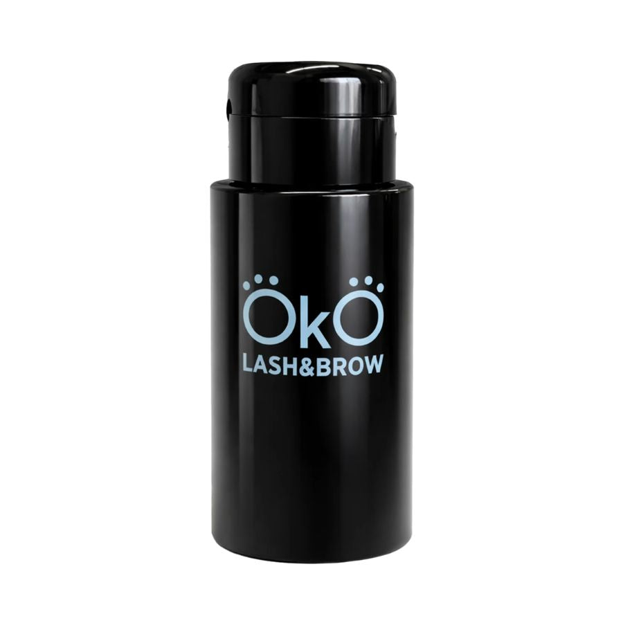 Pump Dispenser Bottle Schwarz (200 ml) - OKO Lash&Brow®