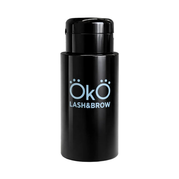 Pump Dispenser Bottle Schwarz (200 ml) - OKO Lash&Brow®