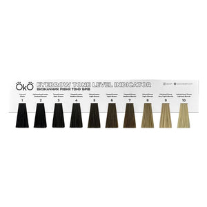 Farbkarte Eyebrow Tone Level Indicator - OKO Lash&Brow®
