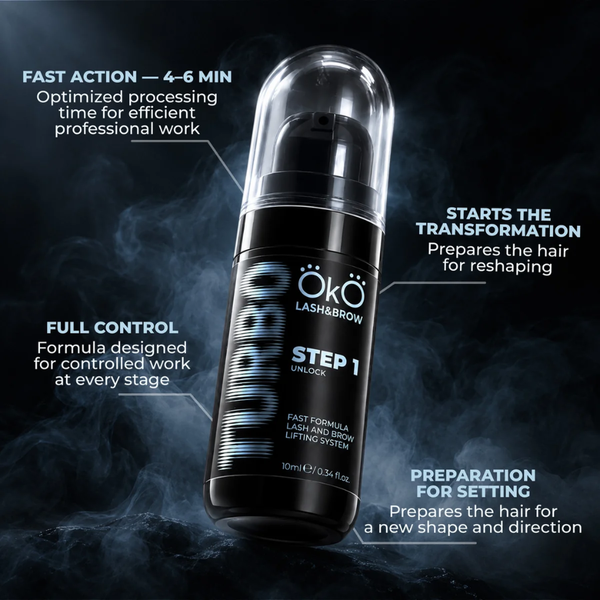 Lifting Lotion TURBO UNLOCK Step 1 10ml - OKO Lash&Brow®