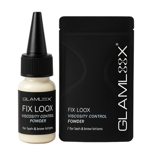 Wimpernlifting Kleber - Glueless Powder FixLoox von GLAMLOOX® - 5ml - Wimpernlifting Pulver