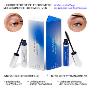 Sanftes Serum zur Förderung von Wimpern- und Augenbrauenwachstum, hormonfrei
