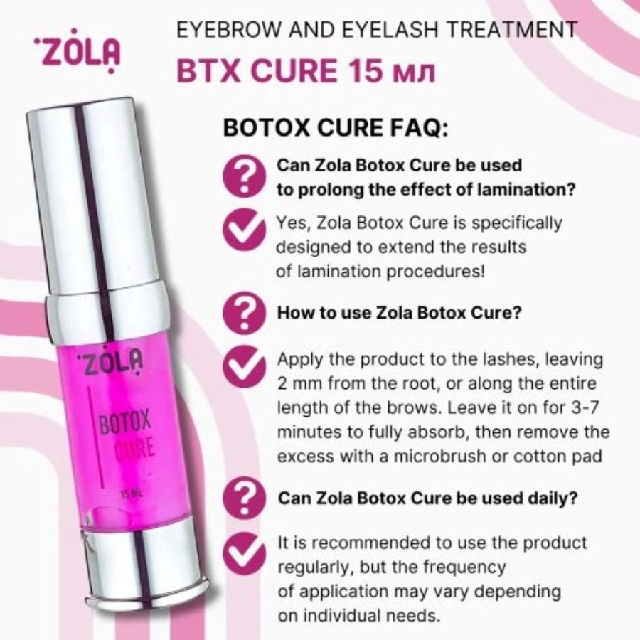 BTX Cure Mask - Pflege für Augenbrauen - ZOLA