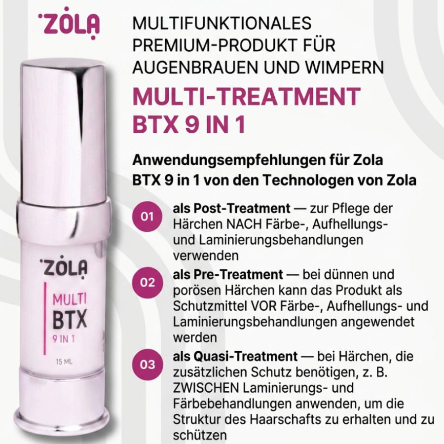 Multi BTX 9in1 Mask - Pflege für Augenbrauen - ZOLA