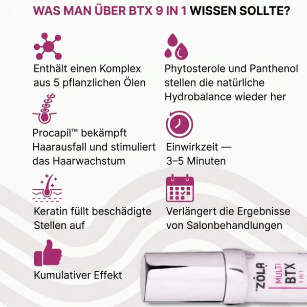 Multi BTX 9in1 Mask - Pflege für Augenbrauen - ZOLA