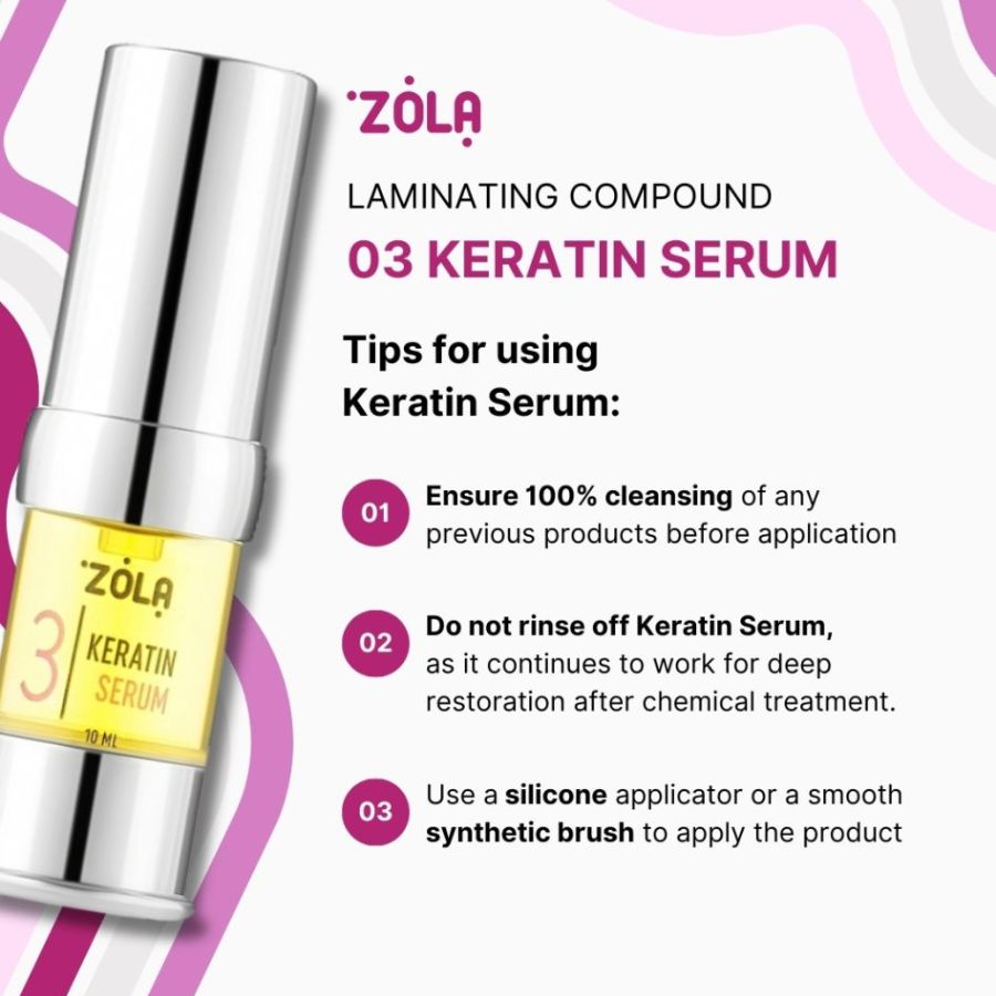 Lifting Lotion SILVER Keratin Serum 03 von ZOLA