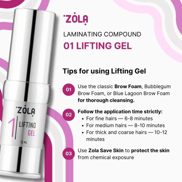 Brow Lifting & Lash Lifting Set Silver von ZOLA