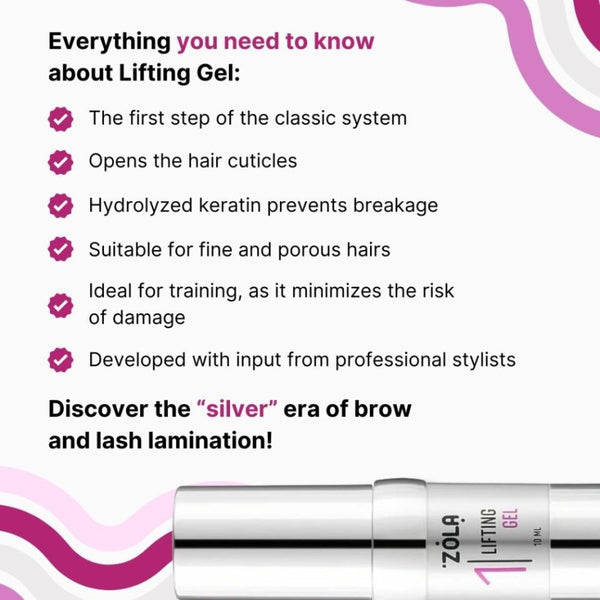 Brow Lifting & Lash Lifting Set Silver von ZOLA