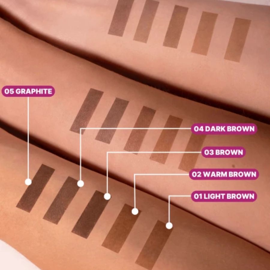 ZOLA Brow Dye Set - Professionelle Augenbrauenfarbe 5x 5ml