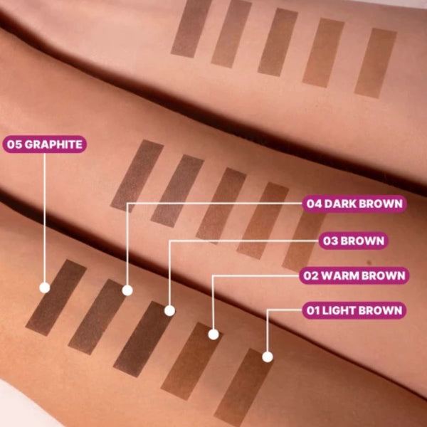 ZOLA Brow Dye Set - Professionelle Augenbrauenfarbe 5x 5ml