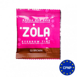 ZOLA Brow Dye Set - Professionelle Augenbrauenfarbe 5x 5ml
