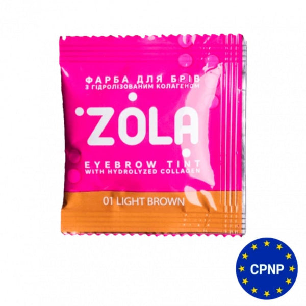 ZOLA Brow Dye Set - Professionelle Augenbrauenfarbe 5x 5ml