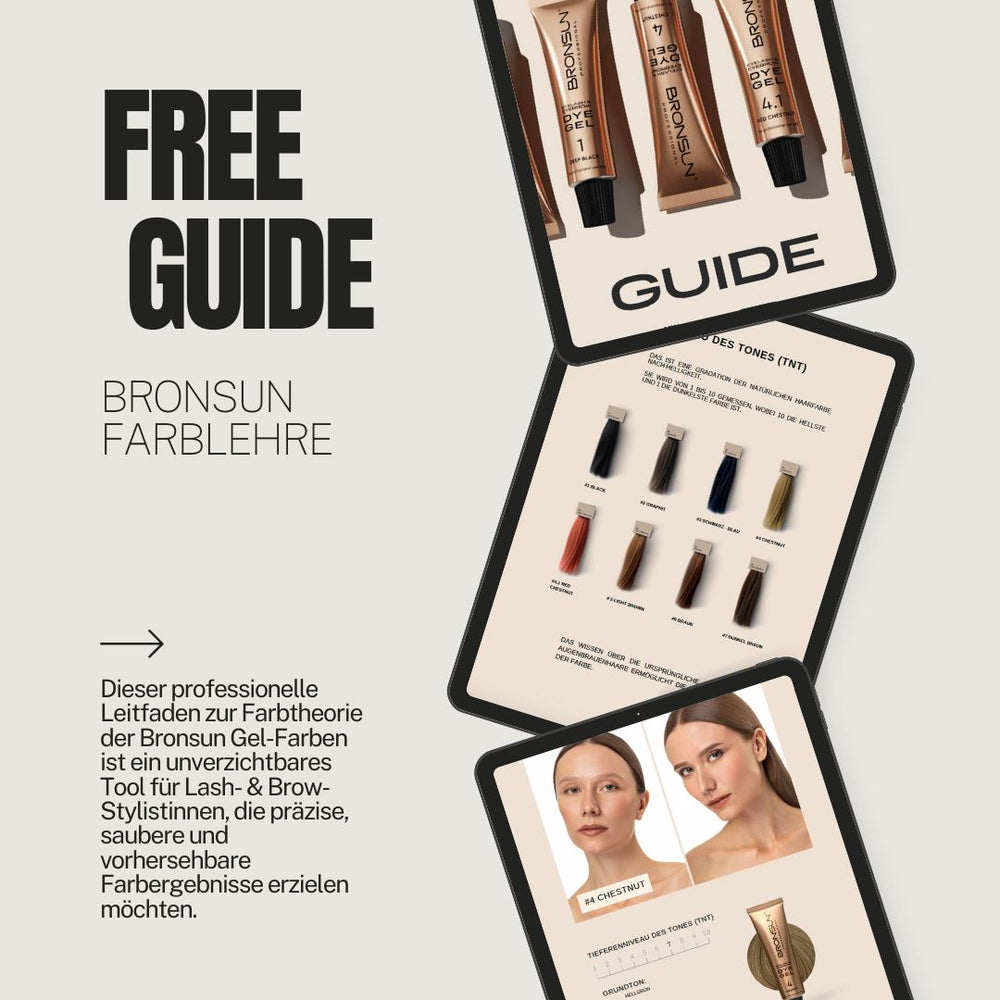Free GUIDE EBook: Farbtheorie der Bronsun Gel-Farben