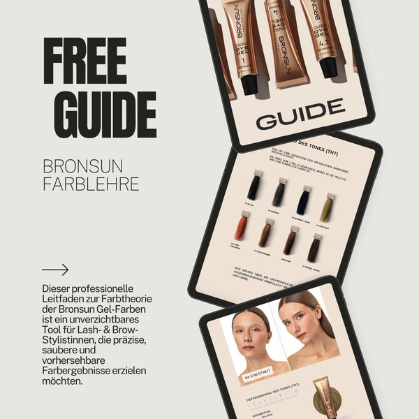 Free GUIDE EBook: Farbtheorie der Bronsun Gel-Farben