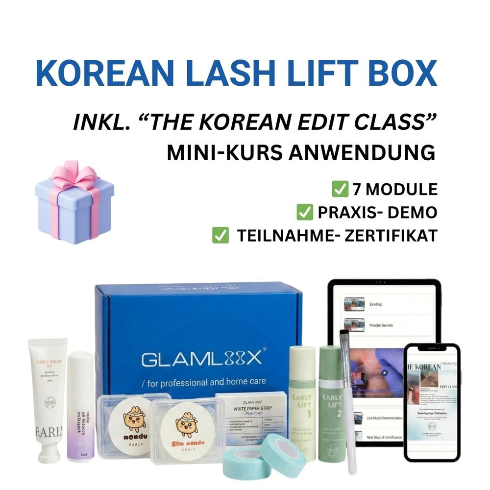 Korean Starter Box - 12 Tlg. Set inkl. MINI-KURS 7 Module und Demo Modell + Zertifikat