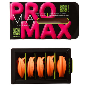 MIA® PRO MAX Silikon Pads Lash Lift Shields - Orange 5 Paar Set