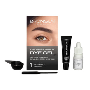 Augenbrauenfarbe Home Kit Black #1 - BRONSUN®