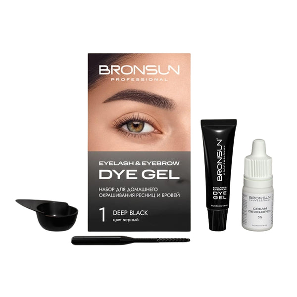 Augenbrauenfarbe Home Kit Black #1 - BRONSUN®