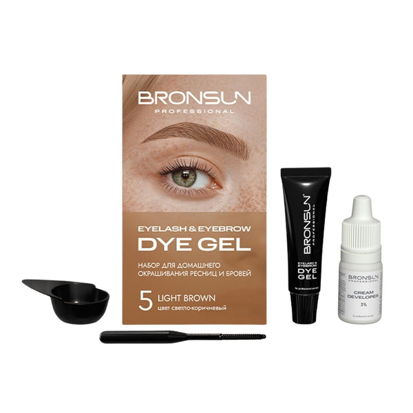 Augenbrauenfarbe Home Kit Light Brown #5 - BRONSUN®
