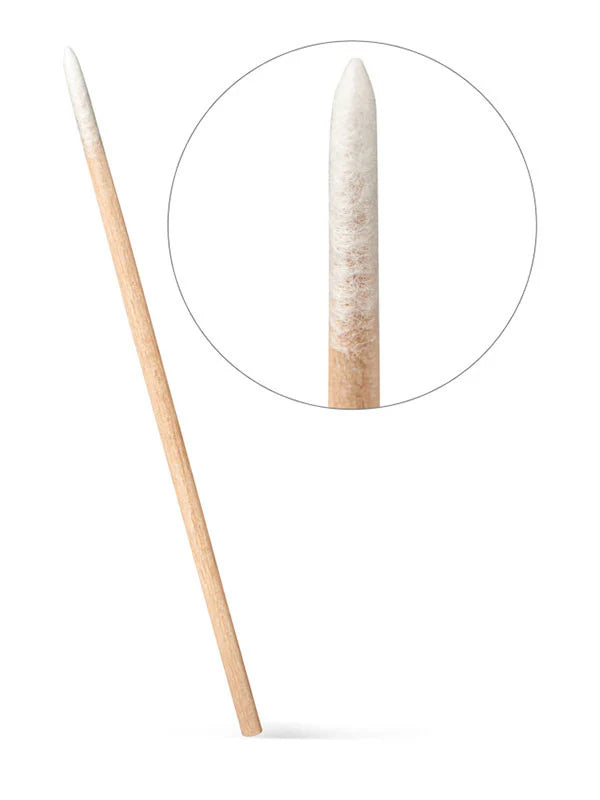 InLei® COTTONIES Holzstäbchen mit spitzer Spitze aus Baumwolle