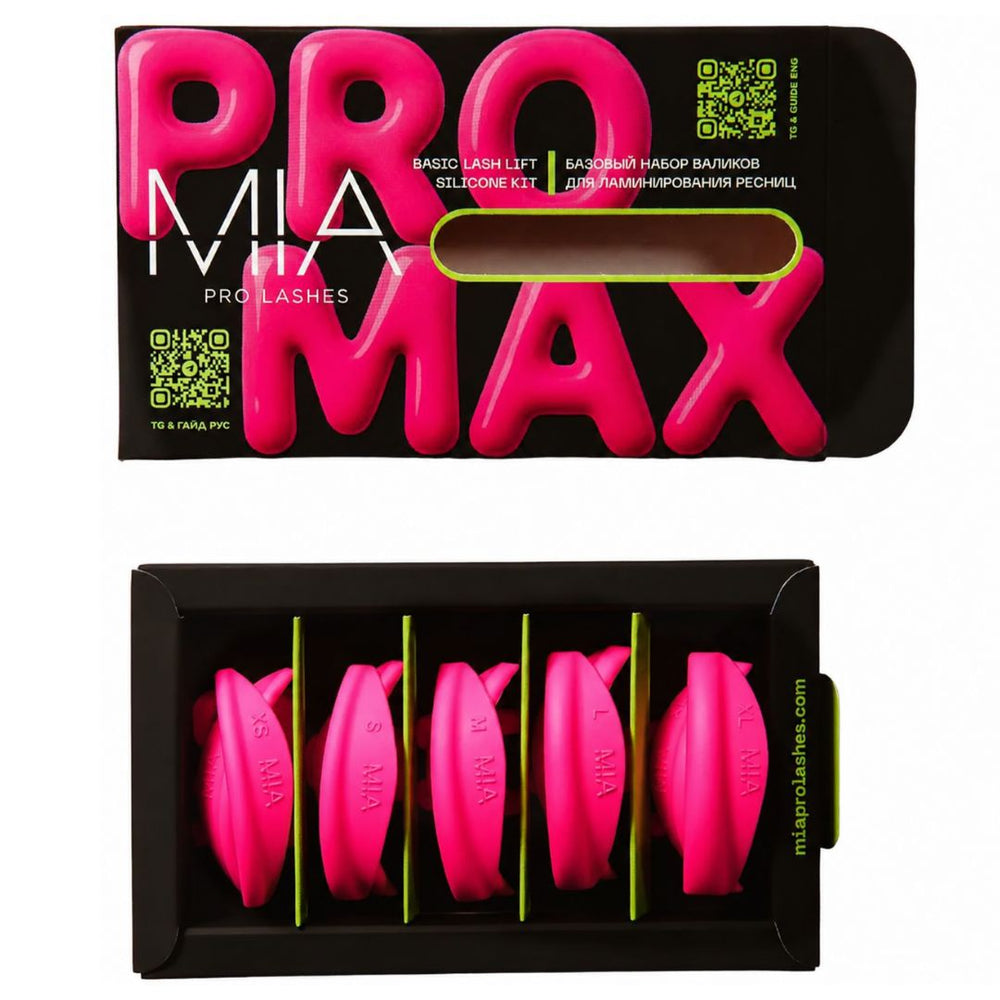 MIA® PRO MAX Silikon Pads Lash Lift Shields - Pink 5 Paar Set
