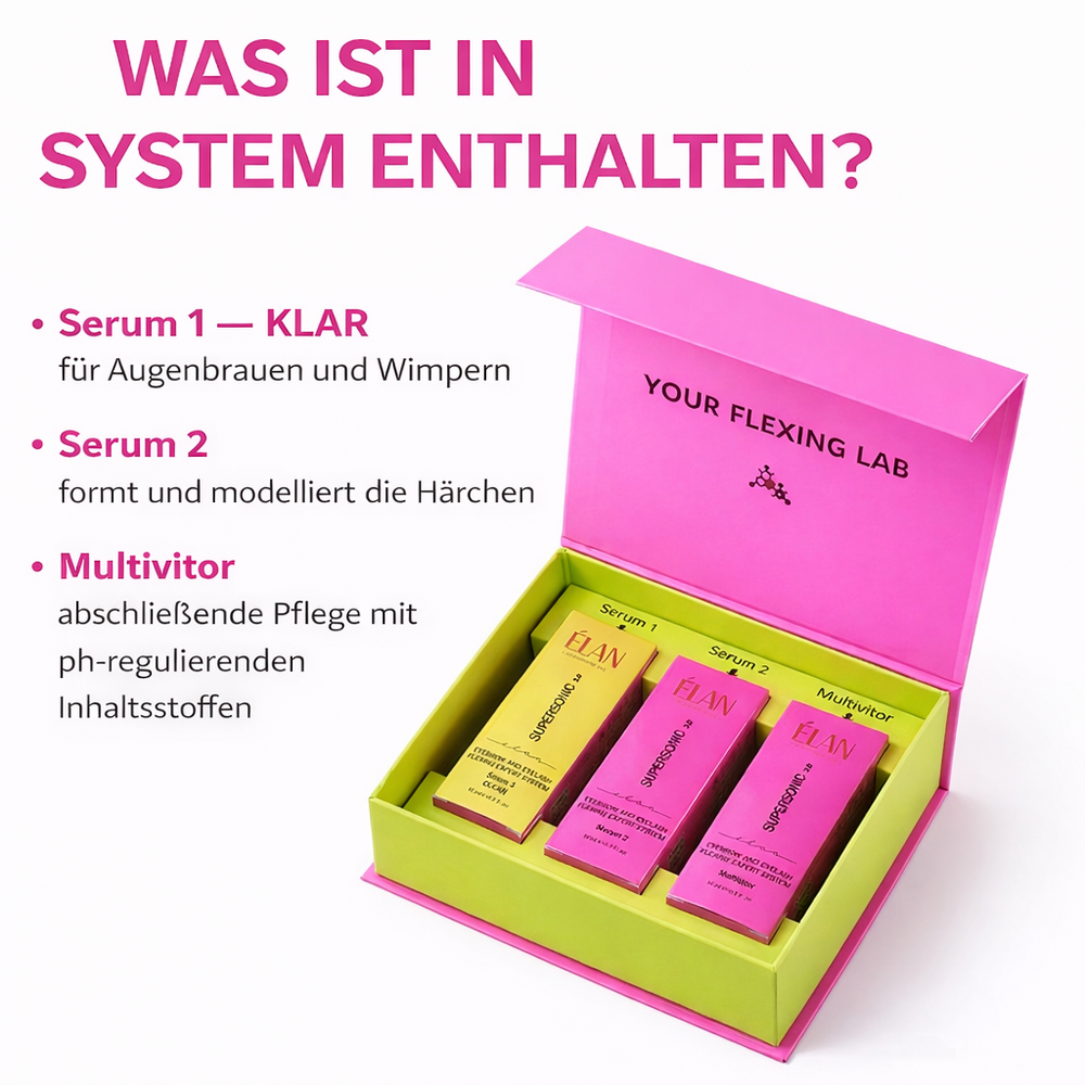 Lifting Lotionen für Augenbrauen - ÈLAN SUPERSONIC 2.0 Clear für Lifting