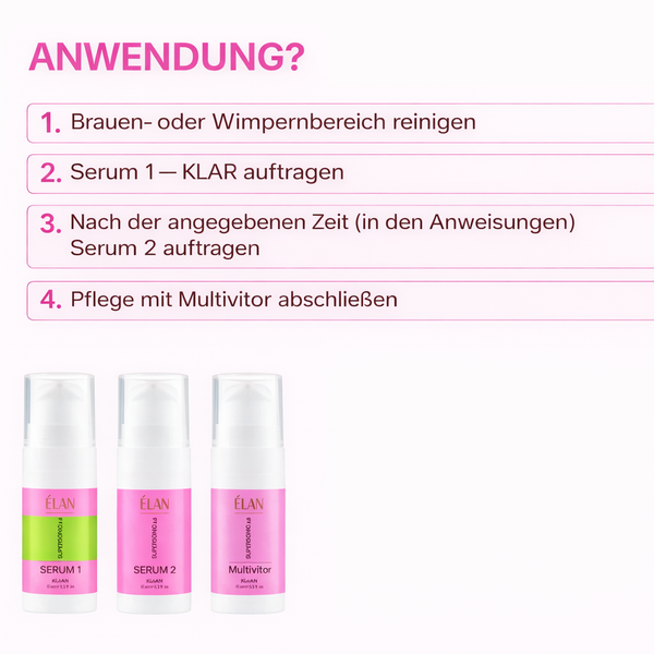 Lifting Lotionen für Augenbrauen - ÈLAN SUPERSONIC 2.0 Clear für Lifting
