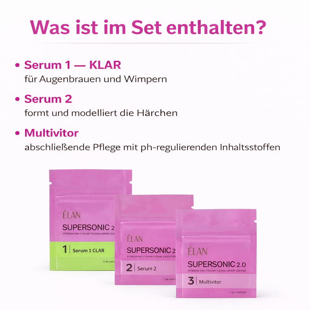 ÉLAN SUPERSONIC 2.0 Clear für Lifting Sachets